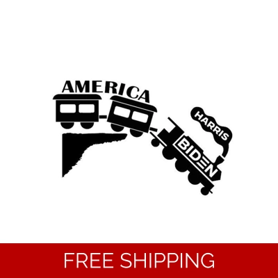 Biden Harris America Train Die Cut Vinyl Decal Sticker Biden Harris America Train Die Cut Vinyl Decal Sticker